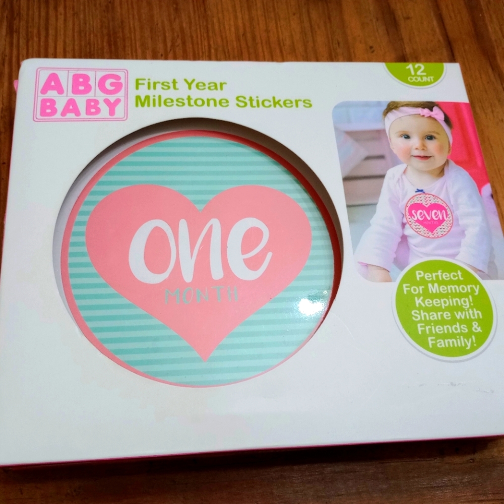 Baby milestone stickers